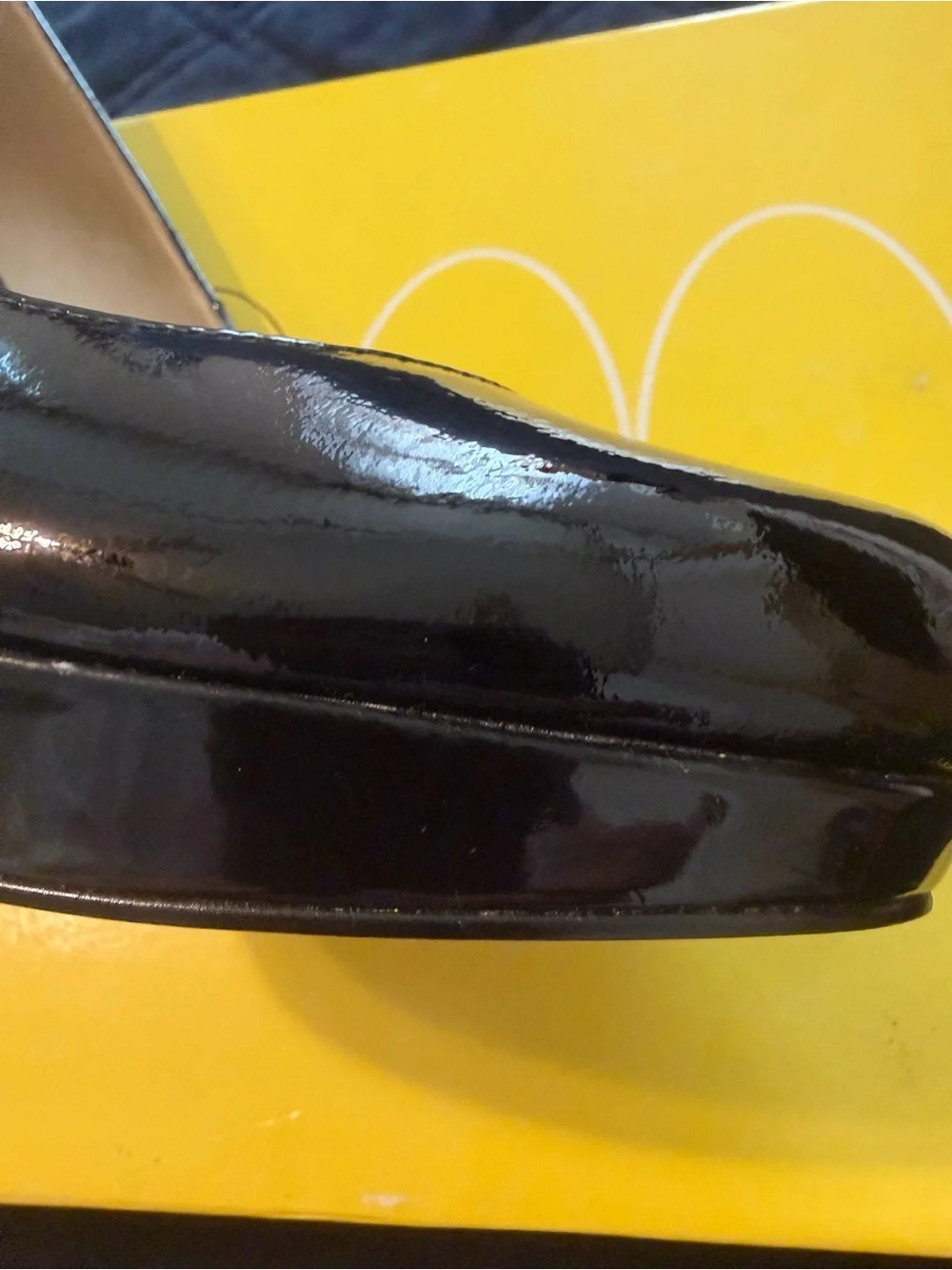 Black Patent Leather Circa Joan & David Heels